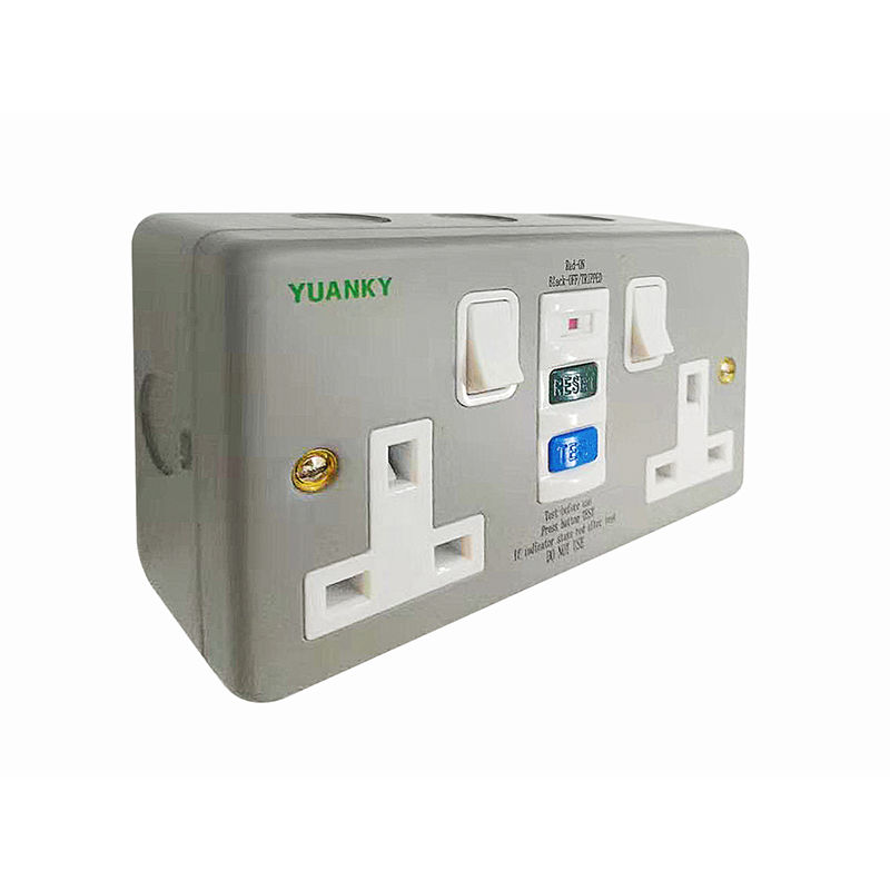 Wholesale UK safety Box type 13A 30mA RCD Protected Safety Socket Featured Image