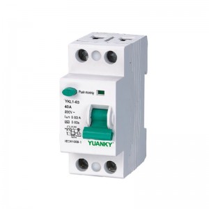 Wholesale YKL1-63 25A 40A 50A 63A(Electro-magnetic Type) RCCB Residual Current Circuit Breaker