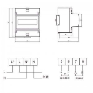 Wholesale 0~ 999999. 9kwh 1.5(6)A 5(20)A 10(40)A 20(80)A NB-IoT rail type single-phase prepaid energy meter