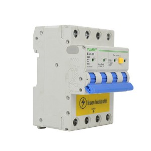 Wholesale 4 Pole Electrical Series Rcbo Residual Current Breaker Overload