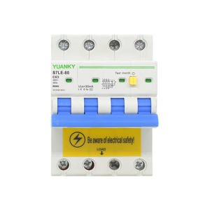 Wholesale 4 Pole Electrical Series Rcbo Residual Current Breaker Overload