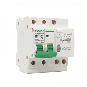 Wholesale S7Le-63 1-125A Universal Current Sensitive Rccb Residual Current Circuit Breakers Rcd