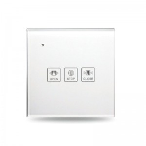 Wholesale WIFI smart curtain switch Single control 1 way with fashionable appearance
