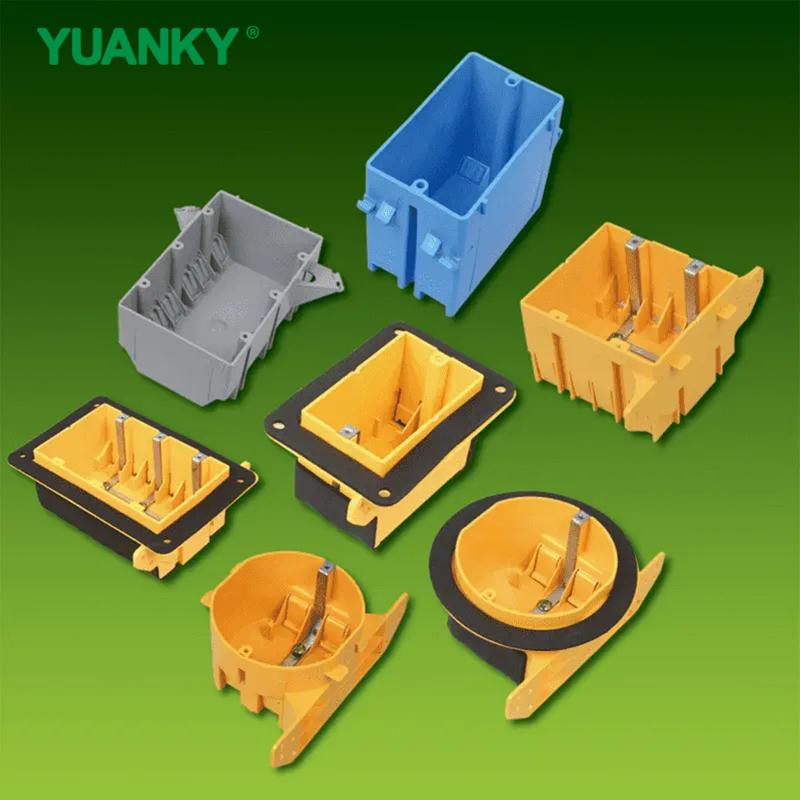 China Plastic device box manufacturer single gang for non metallic ...