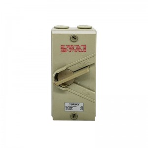 industrial control 20a-80a ukf series Weather profected Isolating switch